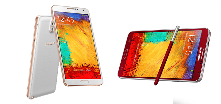 galaxy note 3 red gold
