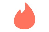The logo of the mobile dating app Tinder.